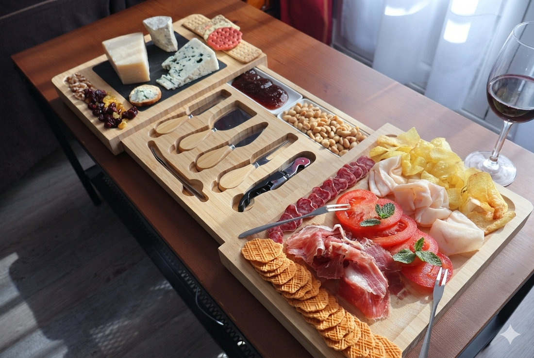 Cómo montar la tabla de aperitivos perfecta: guía paso a paso